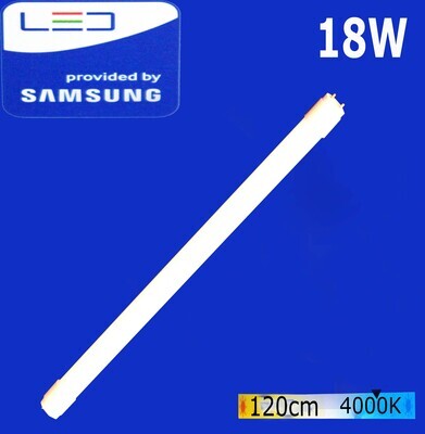Էլ.լամպ խողովակաձև LED Wellmax 18W Neutral white (120սմ)  (T8, 4000K-G-13)