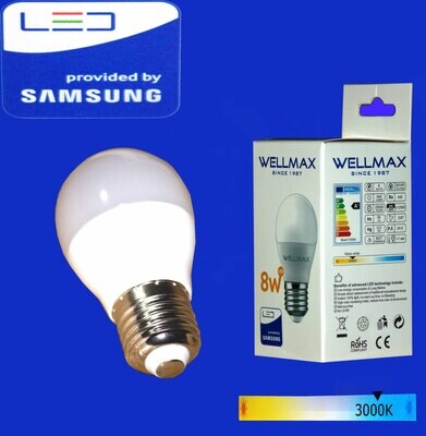 Էլ.լամպ LED Wellmax  08W (G45 3000K)