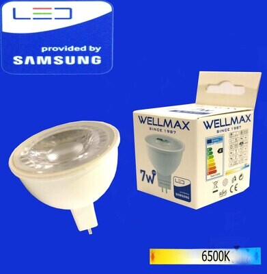 Էլ,լամպ LED Wellmax  07W (GU5,3 6500K)