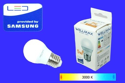 Էլ.լամպ LED Wellmax  05W (G45 3000K)