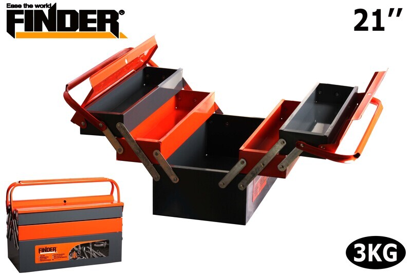 FINDER Գործիքների մետաղյա արկղ (530*210*200մմ) 21՛՛ 194136