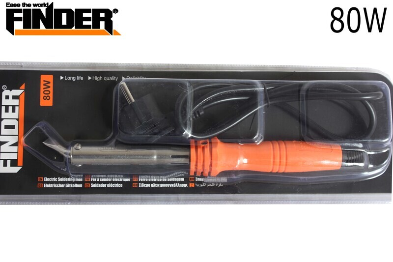 FINDER Էլ.պայալնիկ սպիտակ թեք տափակ ծայրով 80W(550երկաթ)194828