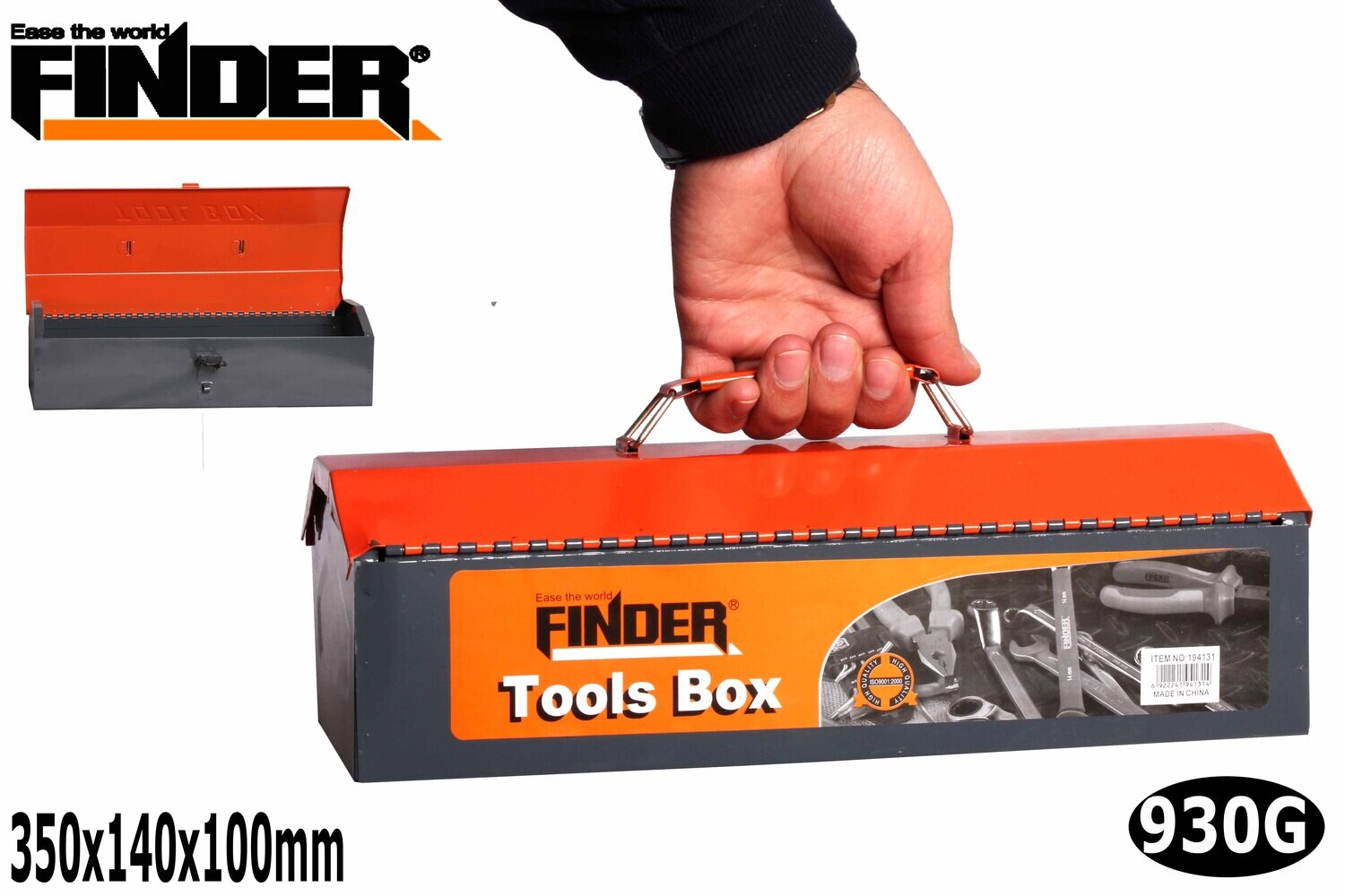 FINDER Գործիքների մետաղյա արկղ (350*140*100մմ) 12'' QX194131