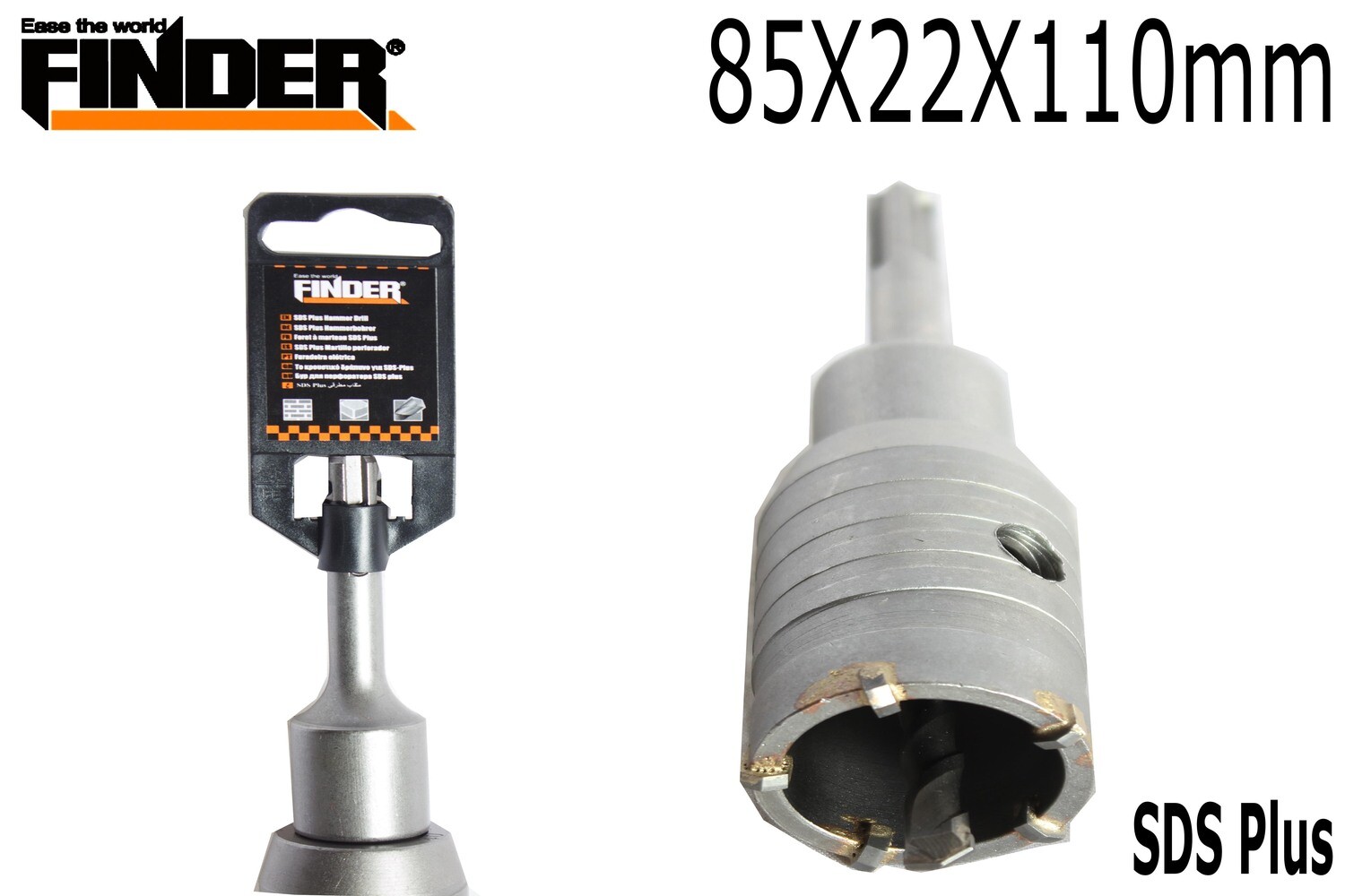 FINDER Պատ ծակիչ SDS Plus 85X22X110mm QG196030K