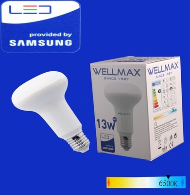 Էլ.լամպ LED Wellmax 13W daylight (R80 E27 6500K)