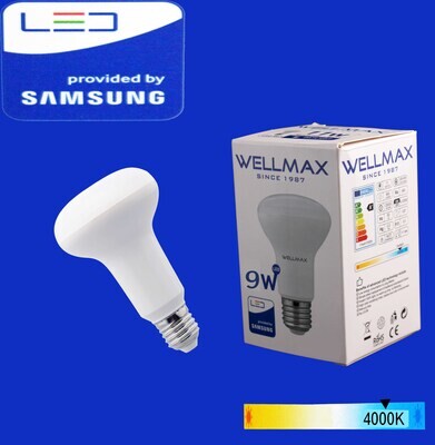 Wellmax R63-LED-E27-9W-4000K