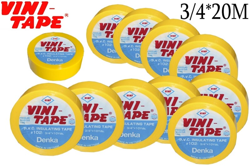 Ժապավեն մեկուսիչ VINI TAPE օրիգինալ դեղին  20մ