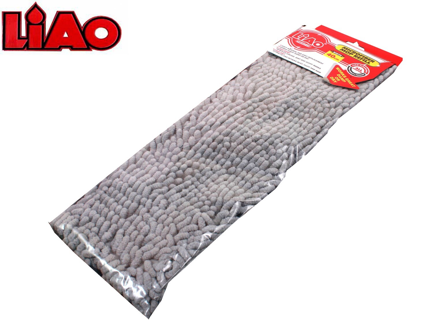 Liao հատակի մաքրիչի շոր թրթուրաձև(синель)  40սմ-ի