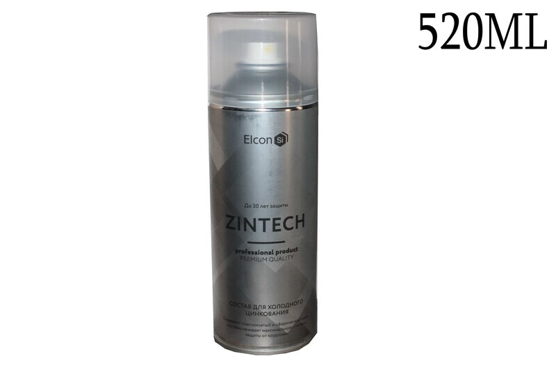Elcon Գրունտ-էմալ ցինկի հավելումով Zintech aerozol 520մլ