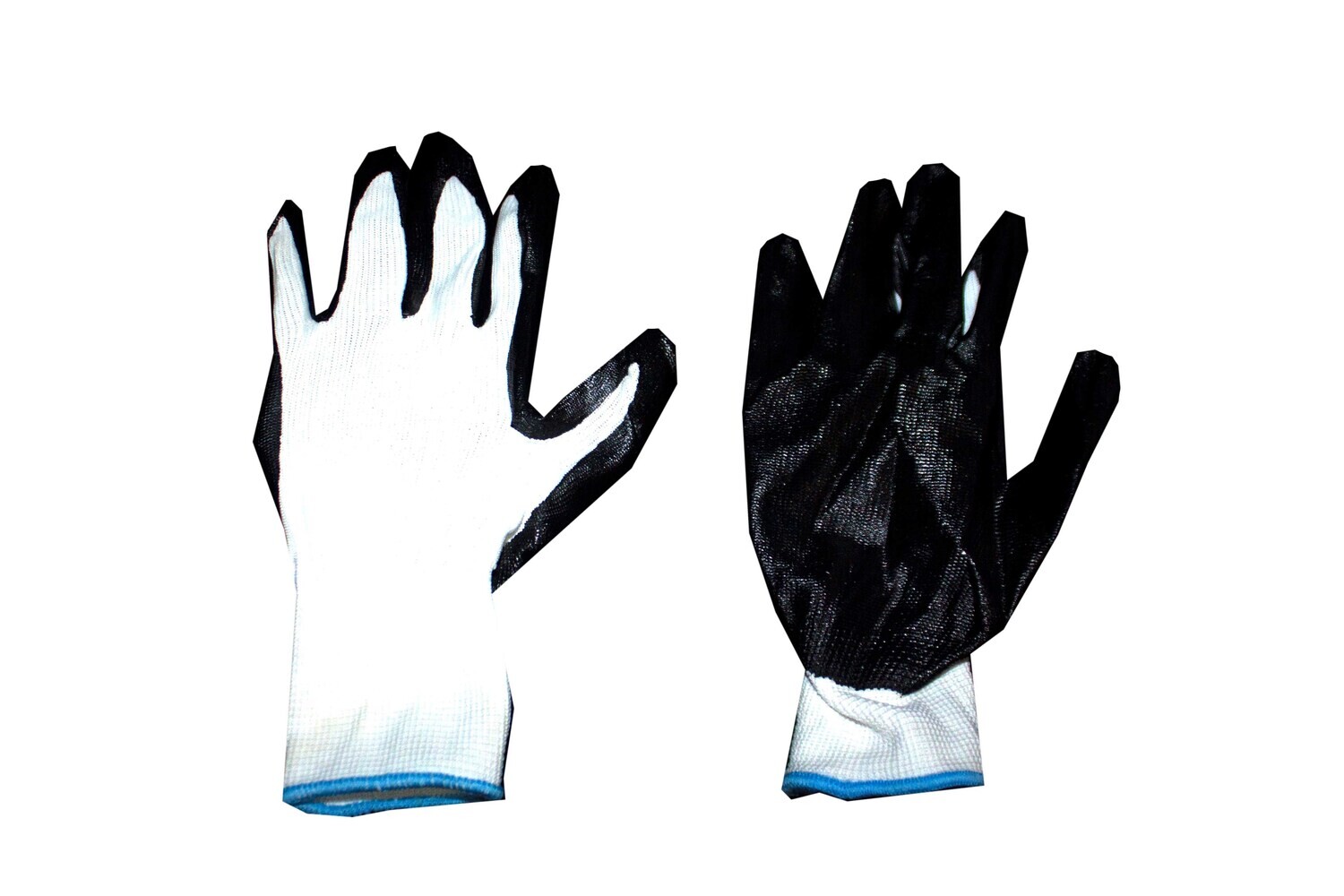 Բանվորական ձեռնոց (սև,սպիտակ բարակ)