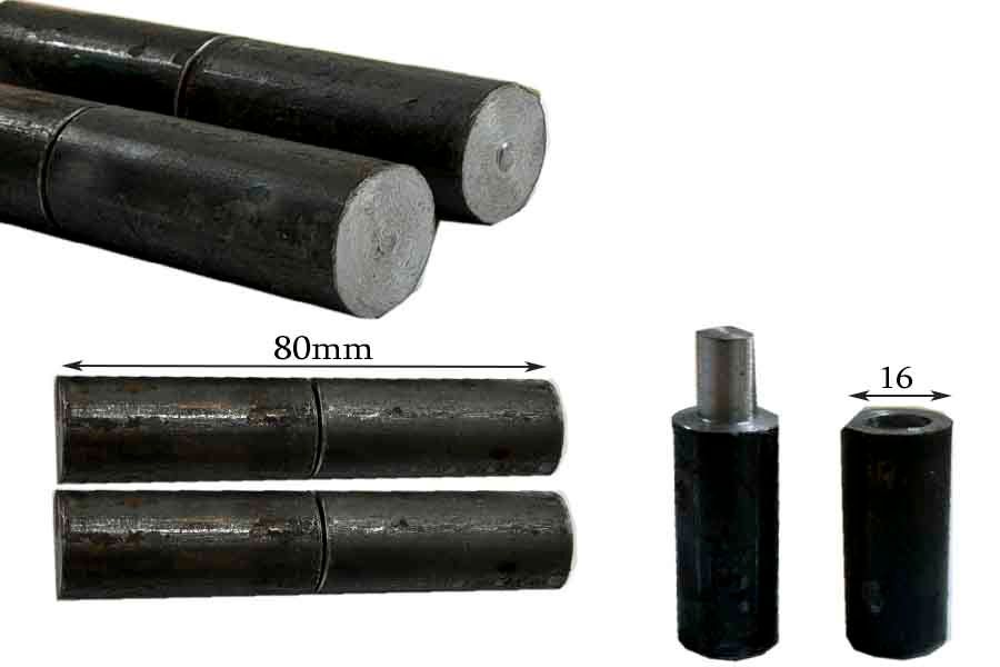 Դռան ծխնի հղկված 16*80մմ