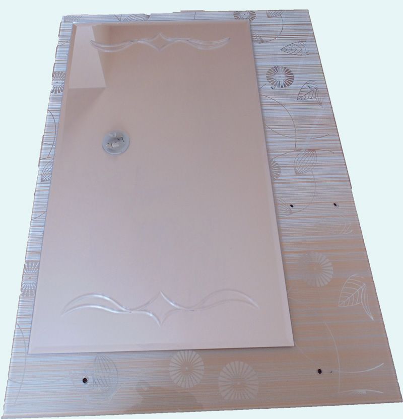 Լոգարանի հայելի B-01 80*60 (բեժ)