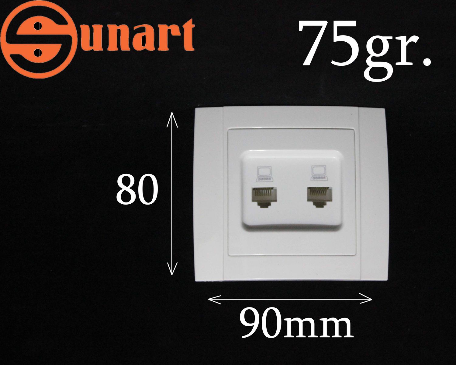 Sunart Էլ.վարդակ-լան 2 տեղ SR-2527N