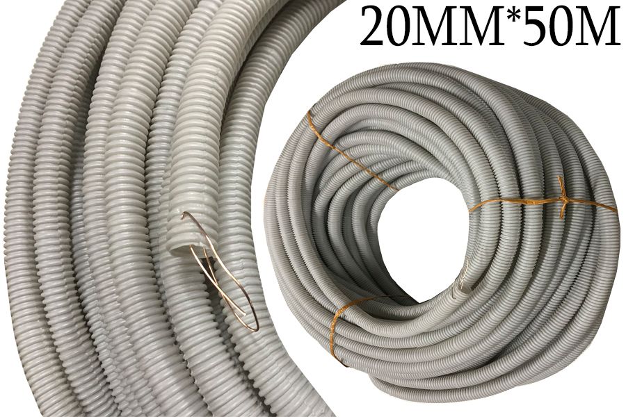 Խողովակ գոֆրե 20մմ*50մ (մոխրագույն)