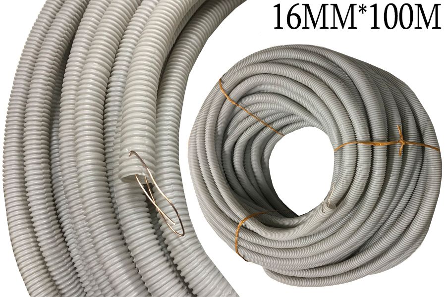 Խողովակ գոֆրե 16մմ*100մ (մոխրագույն)