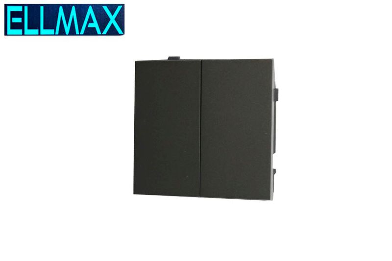 ELLMAX Անջատիչ ներքին (2 տեղ) ռեվերսով  2G2W մոխրագույն