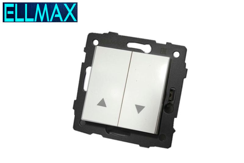 ELLMAX Անջատիչ ժալյուզիի 52x52 սպիտակ
