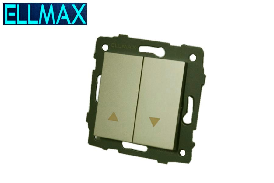 ELLMAX Անջատիչ ժալյուզիի 52x52 ոսկեգույն