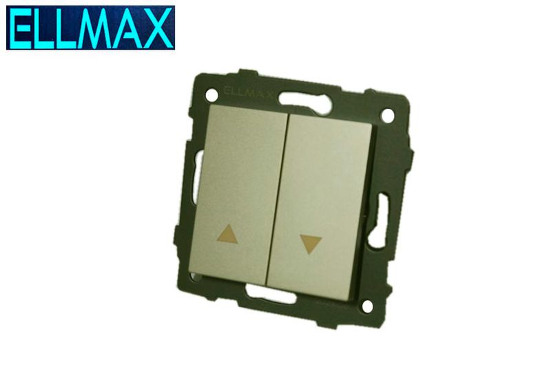 ELLMAX Անջատիչ ժալյուզիի 52x52 ոսկեգույն