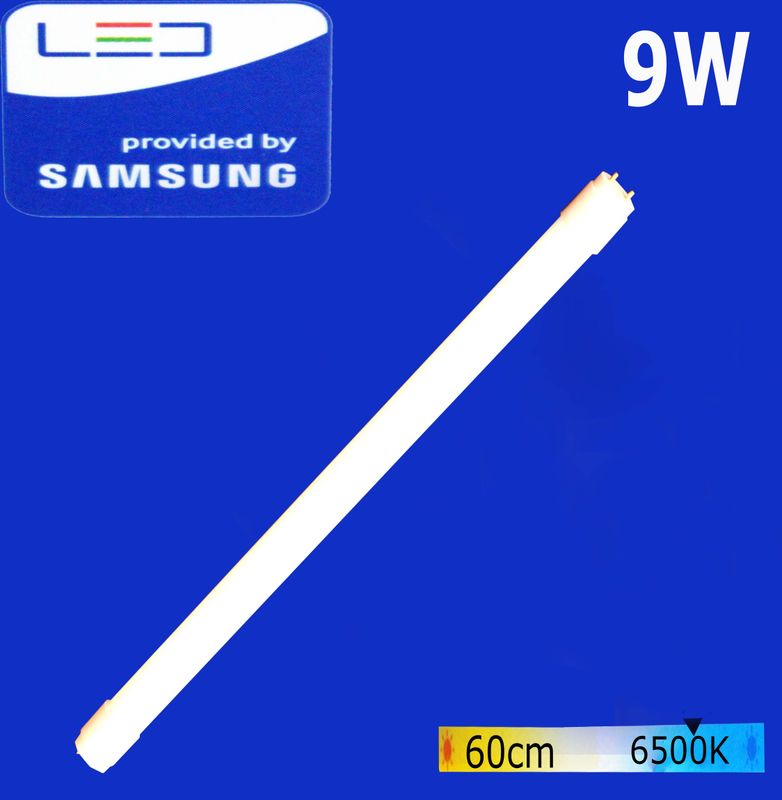 Էլ.լամպ Խողովակաձև LED Wellmax 9W Daylight (60սմ)  (T8, 6500K-G-13)