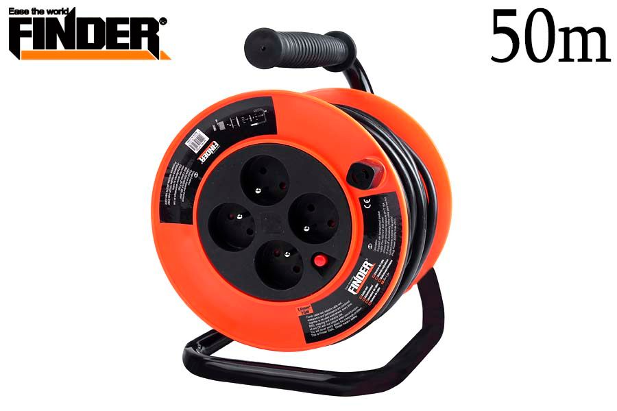 FINDER Էլ.երկարացման լար (կատուշկա) 50m*1.5 197204