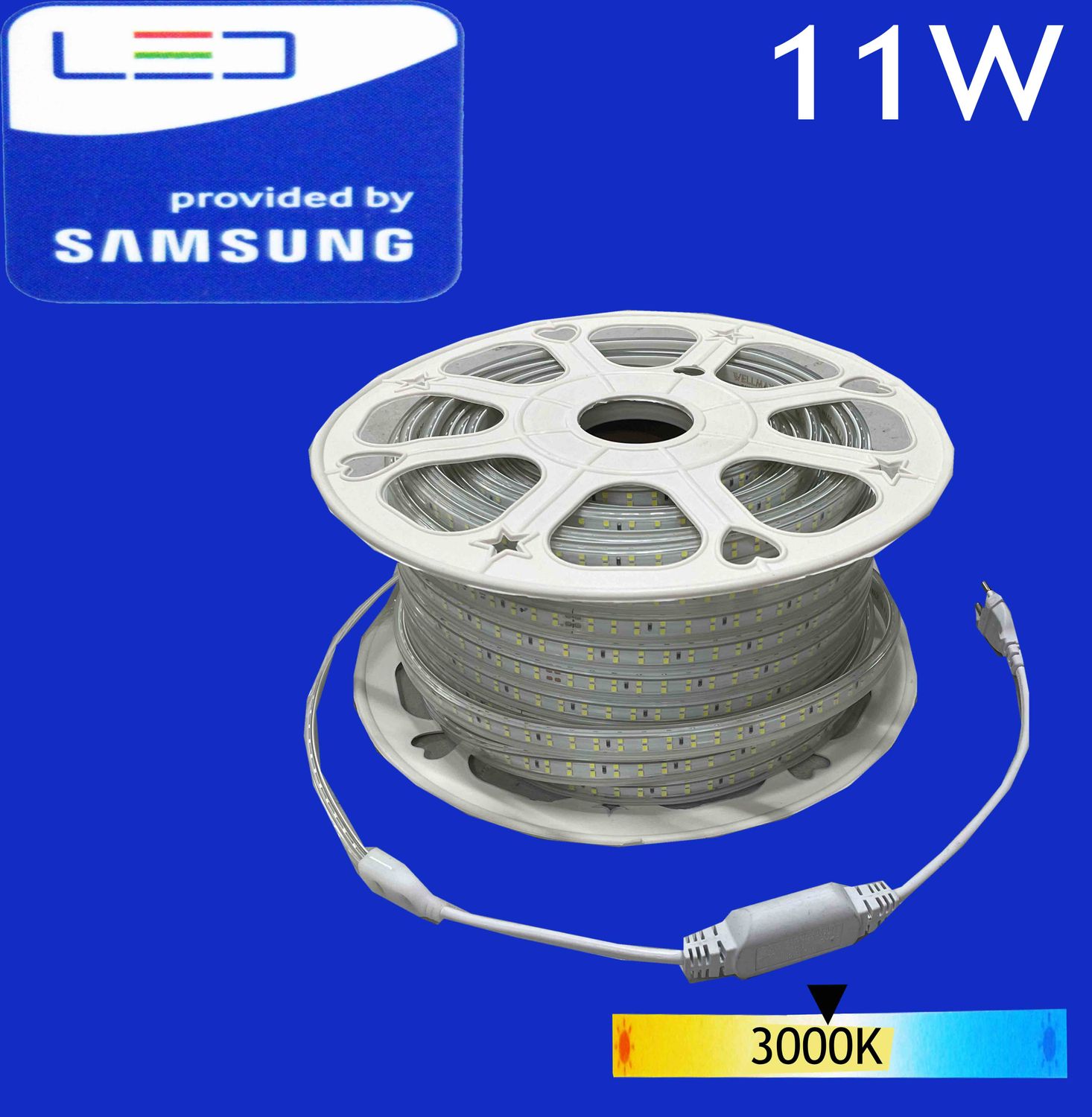 Wellmax Լուսադիոդային Led ժապավեն 11W 3000K