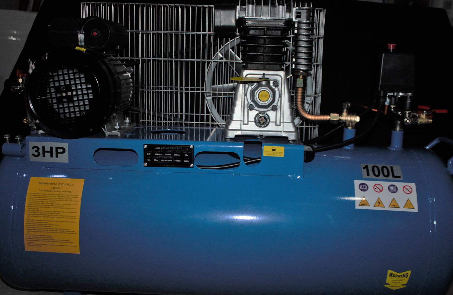 Կոմպրեսատոր 100L 220V/50HZ IDIALY 3HP*2065MM