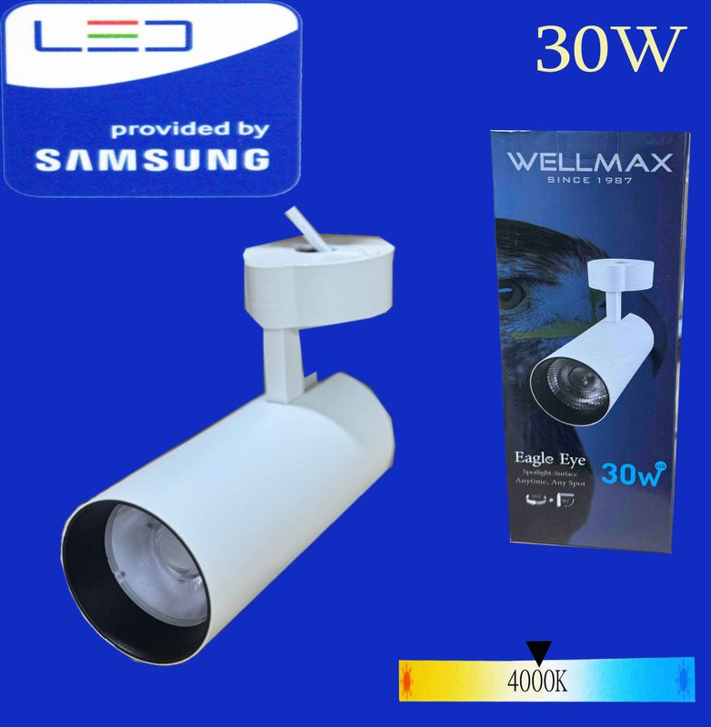 Առաստաղի Led դրսից ձգվող Wellmax (4000K,natural white) 30W սպիտակ