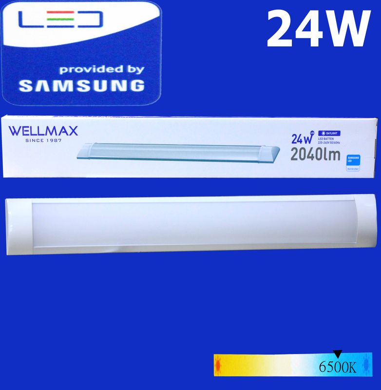 Wellmax LED-24W-6500K Daylight 2040LM ուղղանկյունաձև