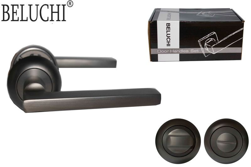 BELUCHI Դռան բռնակ 2 Կտոր բանալիով 122 BK WC 8