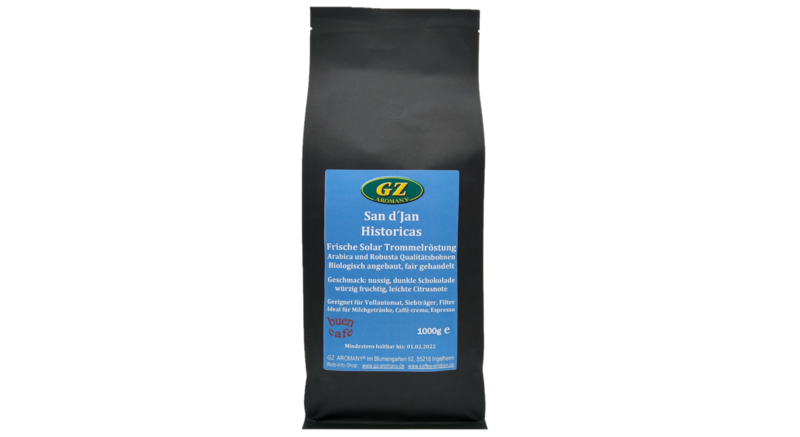 AROMANY San d’Jan Historicas Espressokaffee Bohnen 1000g