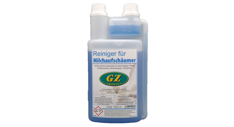 GZ Reiniger für Milchschäumer in Dosierflasche
1000ml