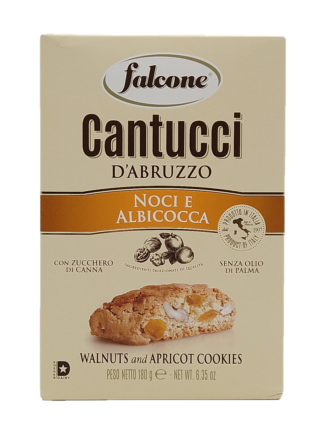 Cantucci D`Abruzzo Noci e Albicocca 
180g