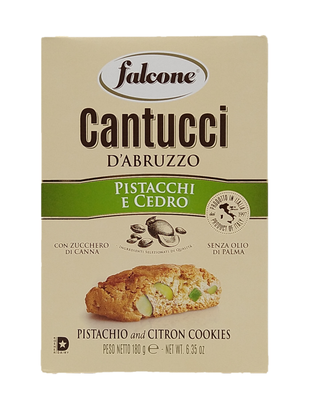 Cantucci D`Abruzzo Pistacchio e Cedro 
180g