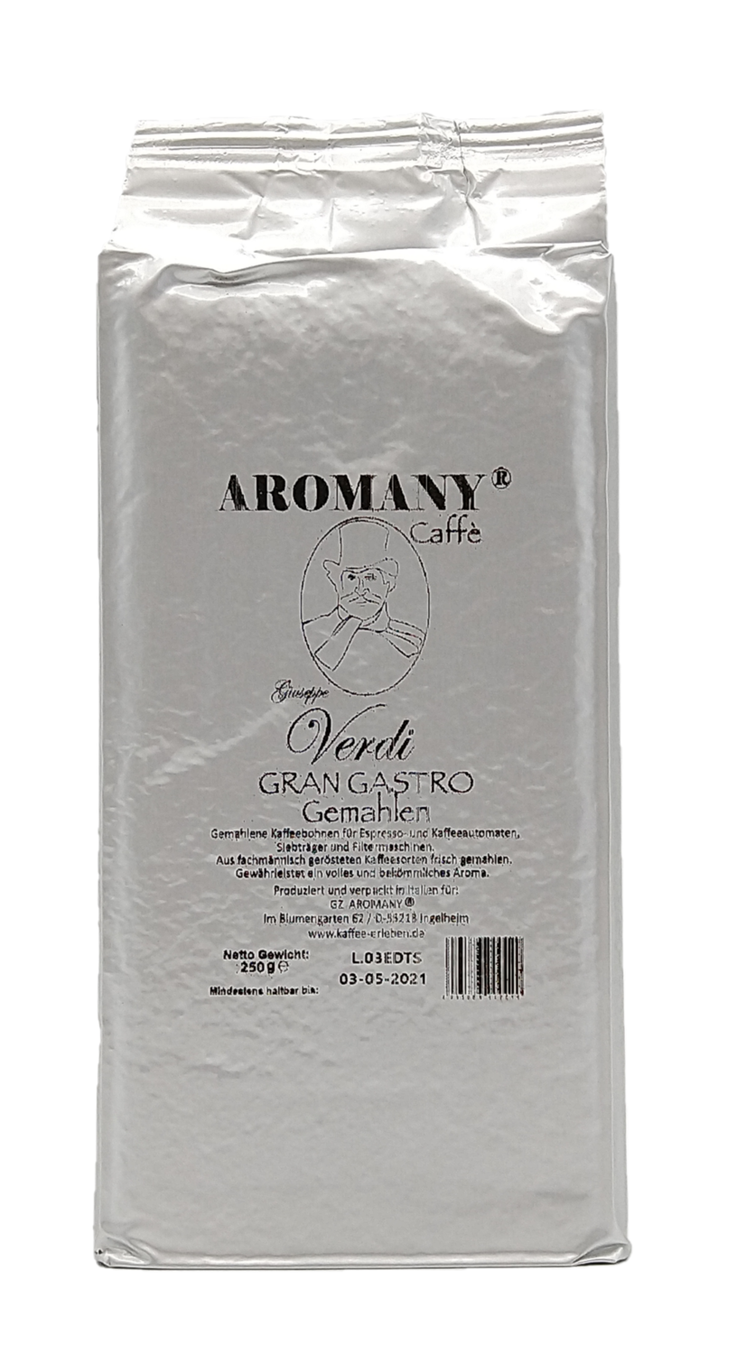 AROMANY Caffè Verdi Filterkaffee  gemahlen 250g