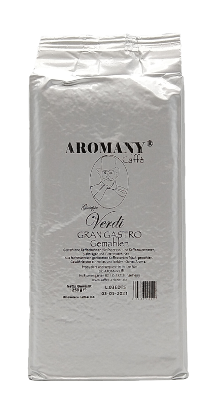 AROMANY Caffè Verdi Filterkaffee  gemahlen 250g