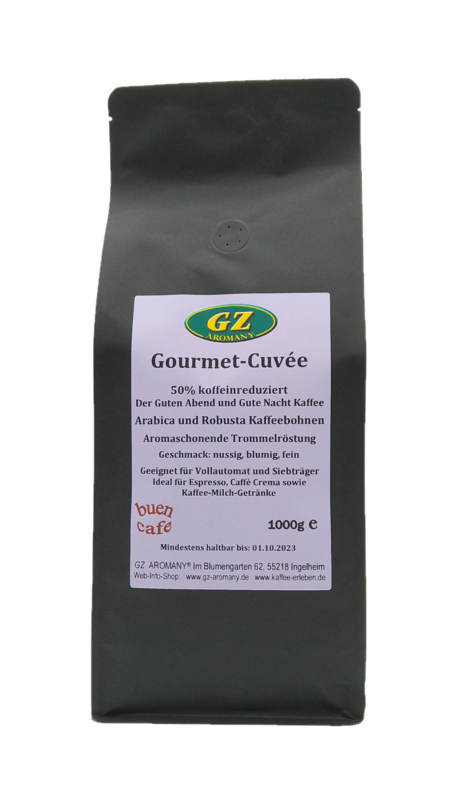 AROMANY Gourmet Cuvée Espressokaffee
Bohnen 1000g