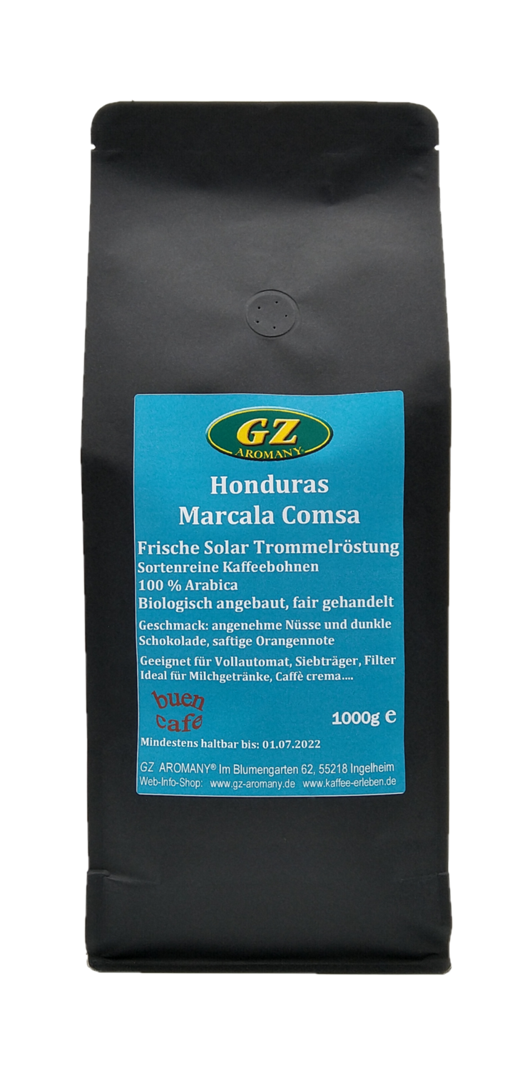 GZ AROMANY Honduras Marcala Comsa  Bohnen 1000g
