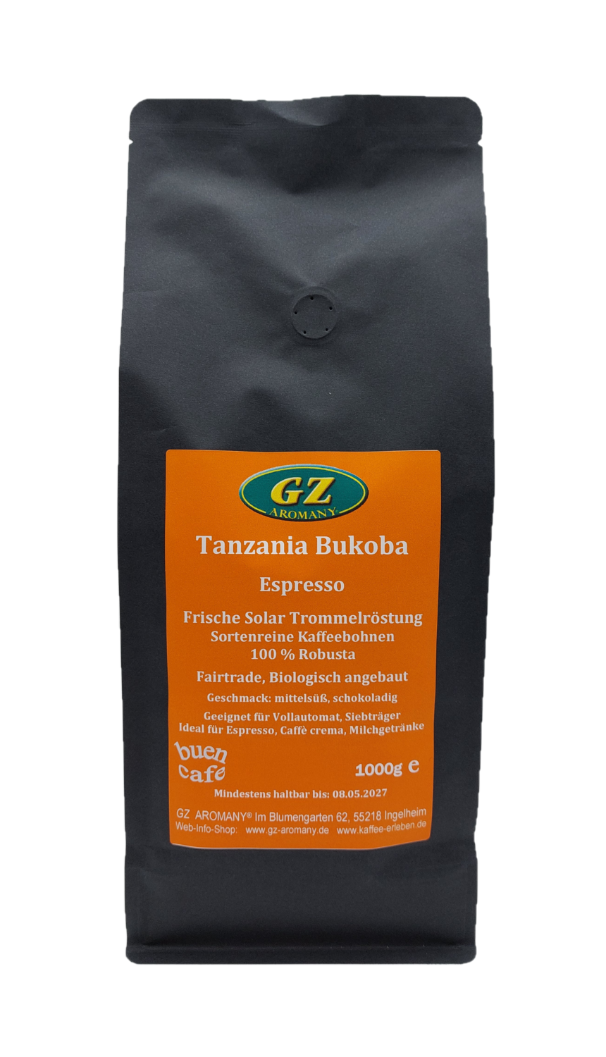 AROMANY Tanzania Bukoba Espresso, Bohnen 1000g