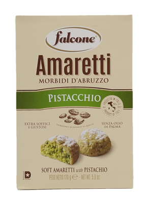 Soft Amaretti Morbidi, Pistacchio 170g Soft Amaretti Morbidi, Pistacchio 170g