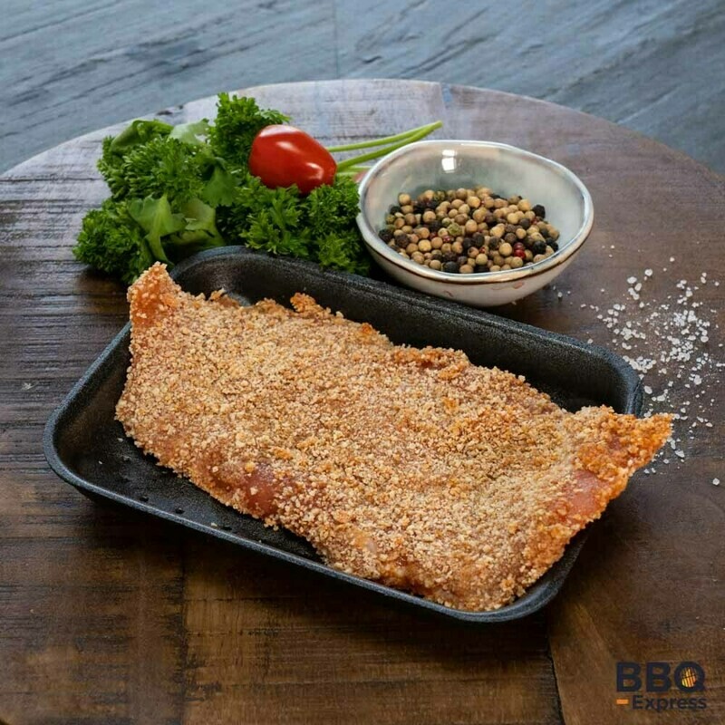 Varkens schnitzel Gepaneerd