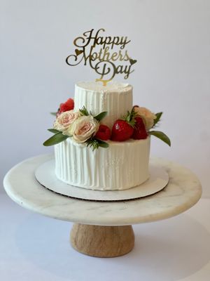 Mother’s Day Special Cake - 2tire Strawberry Shortcake 2024 (Topper included)