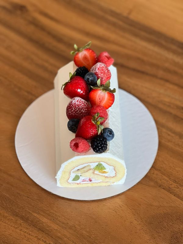 1/3 (6") Fruit Roll Cake