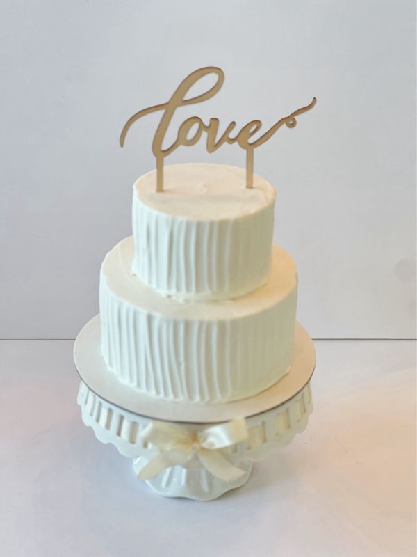 Cake Topper (Wood)