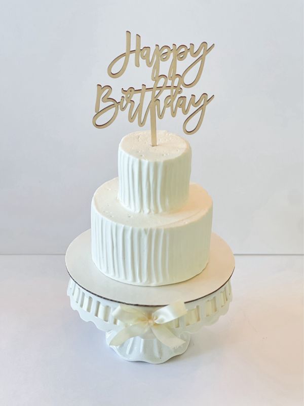 Cake Topper (Wood)