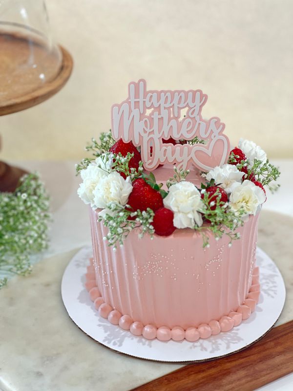 Mother’s Day Limited Edition Floral Strawberry Cake