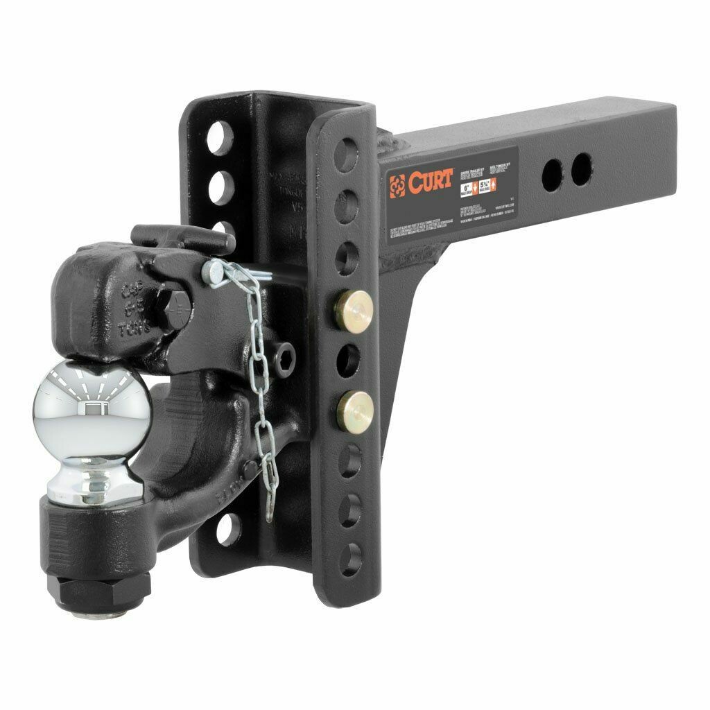 Adjustable Channel Mount with 2-5/16" Ball & Pintle (2" Shank, 13,000 Lbs.)