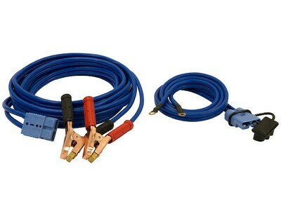 28-Foot Booster Cables With Blue Quick Connect - 600 Amp