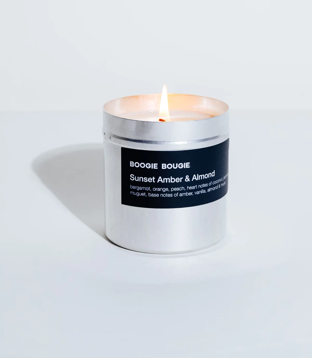 CANDLE SUNSET AMBER &amp; ALMOND