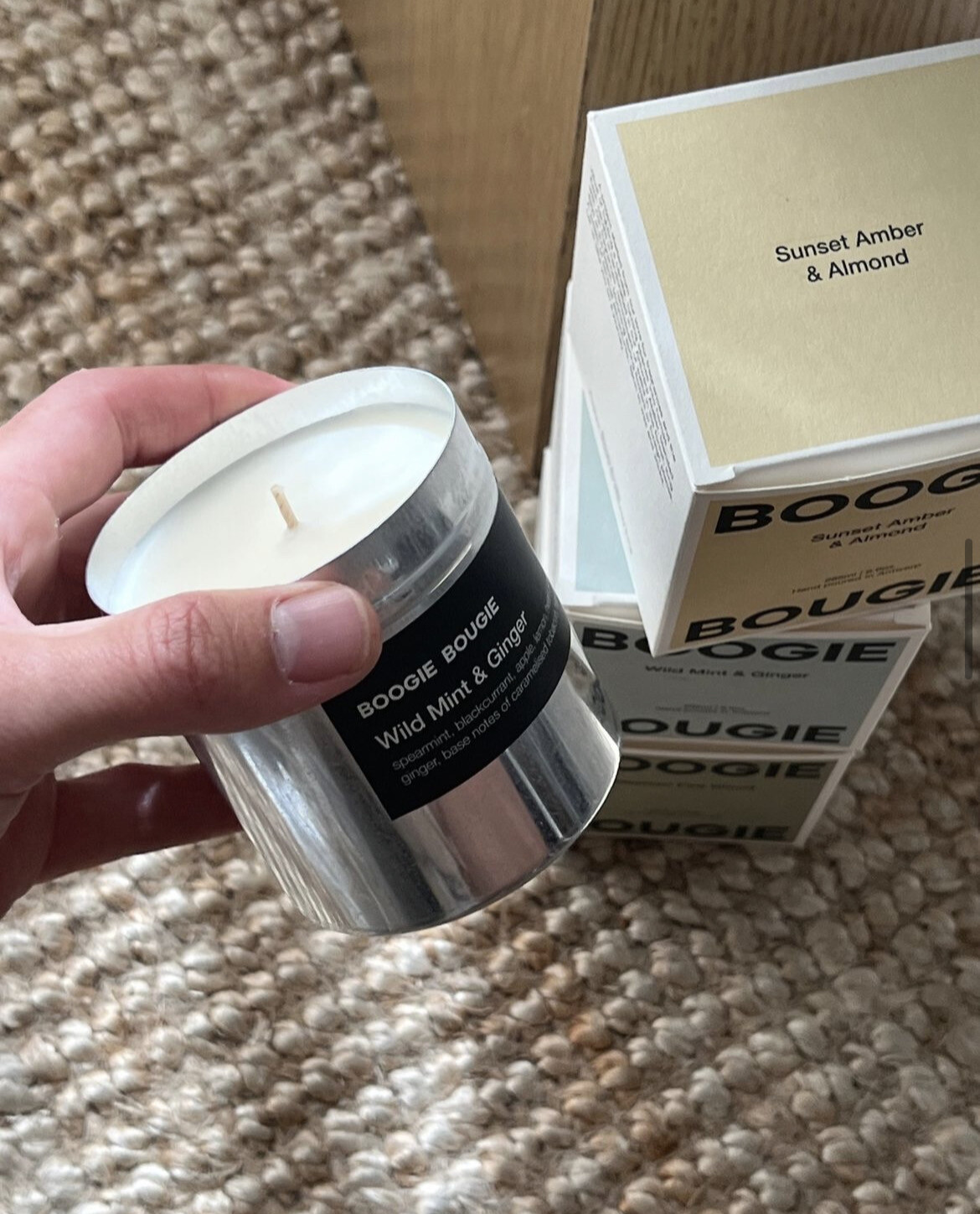 CANDLE WILD MINT &amp; GINGER